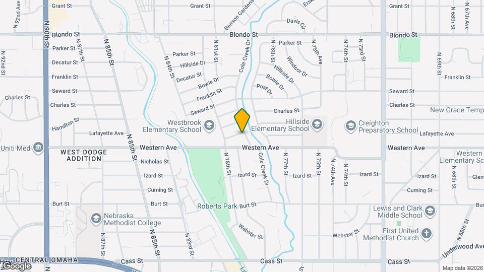1230 Cole Creek Dr Map and Location Details