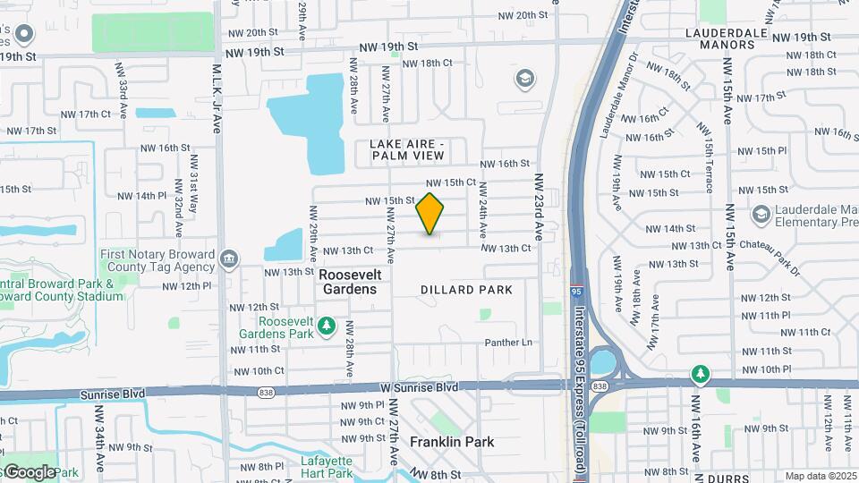 2571 NW 13th Ct Map and Location Details