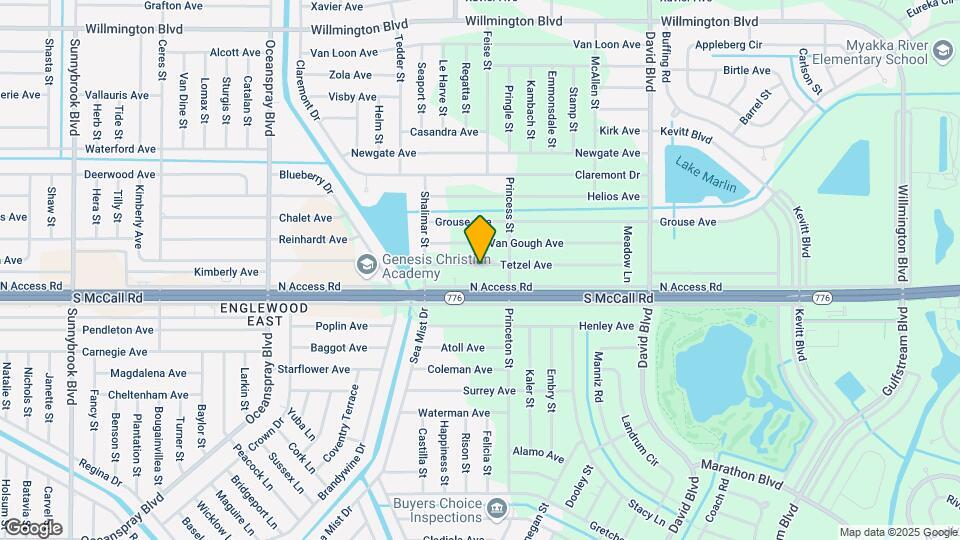 12039 Tetzel Ave Mapa y Detalles de la Ubicación