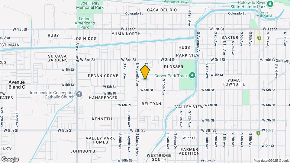 448 S 17th Ave Map and Location Details