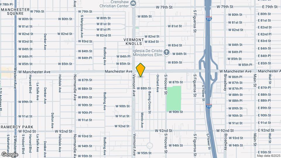 8633 Menlo Ave Mapa y Detalles de la Ubicación