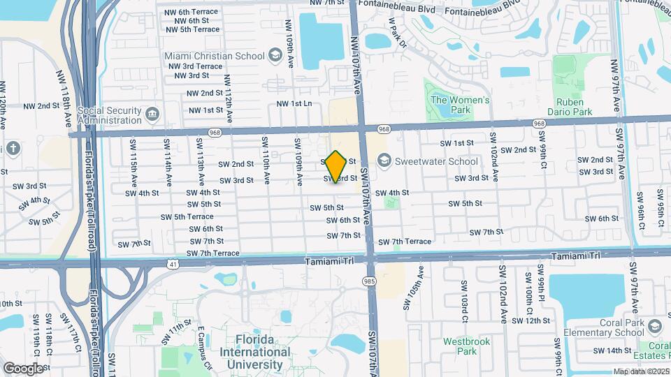 10789 SW 4th St Map and Location Details