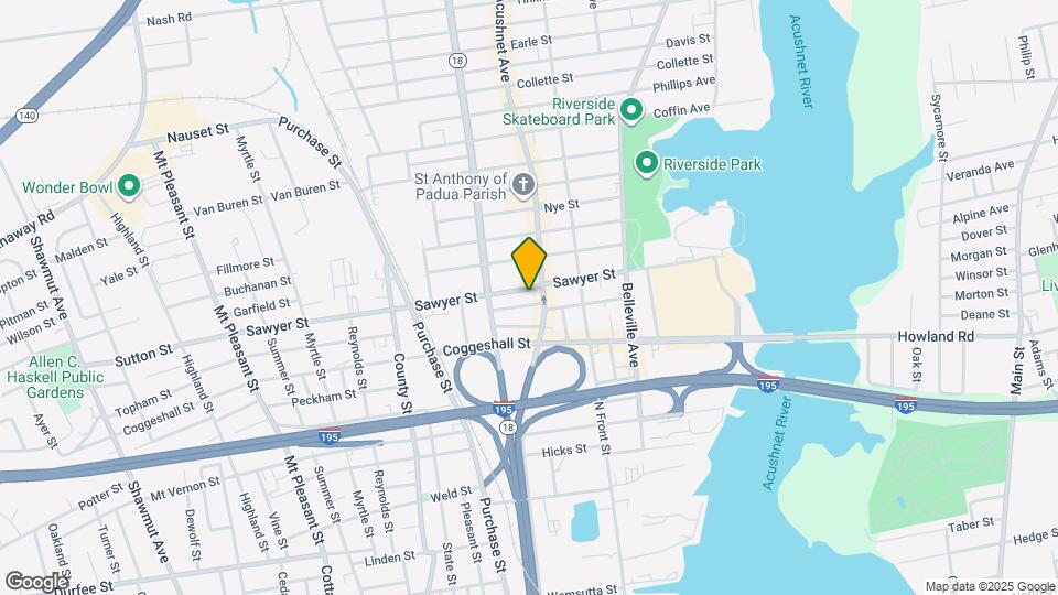 272 Sawyer St Map and Location Details