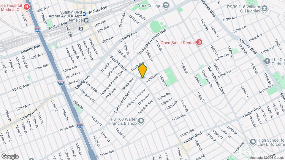 107-59 Sutphin Blvd Map and Location Details