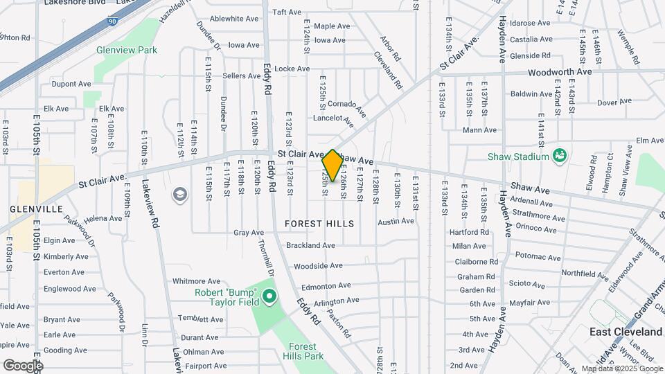 635 E 125th St Map and Location Details