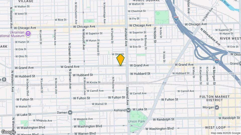 1627 W Grand Ave, Unit 3 Mapa y Detalles de la Ubicación