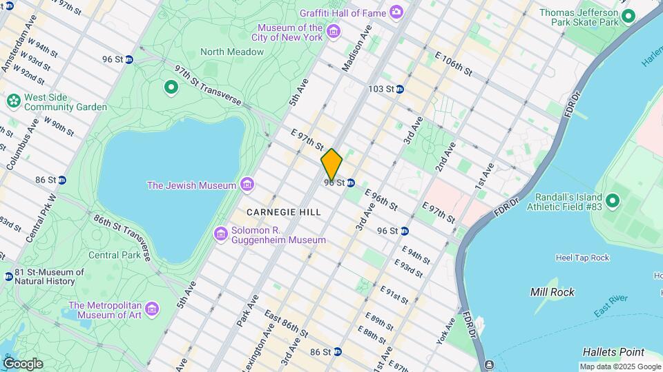 121 E 95th St Map and Location Details
