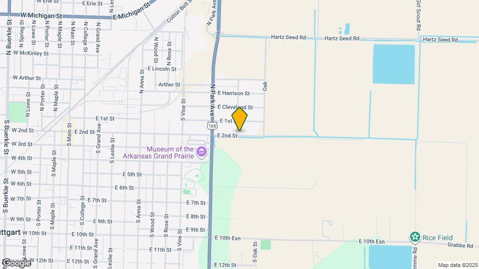 1201 E 2nd St Map and Location Details