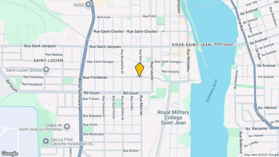 124 Mercier Rue Map and Location Details