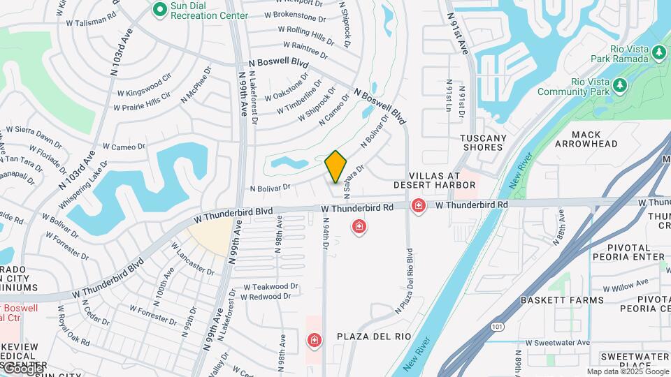 9430 W Arrowhead Dr Map and Location Details