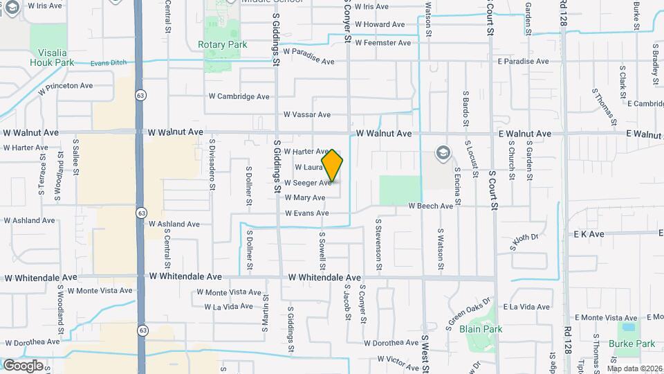 947 W Seeger Ave Map and Location Details