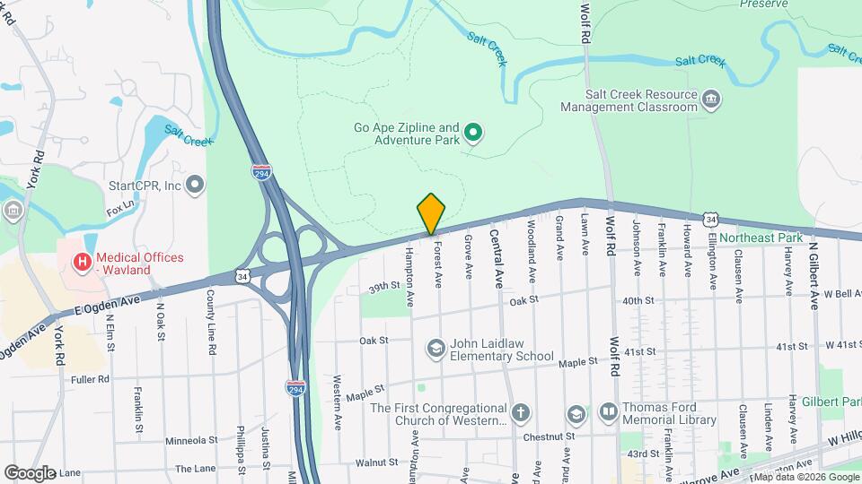 1337 Ogden Ave Map and Location Details