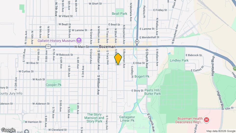 210 S Black Ave Map and Location Details