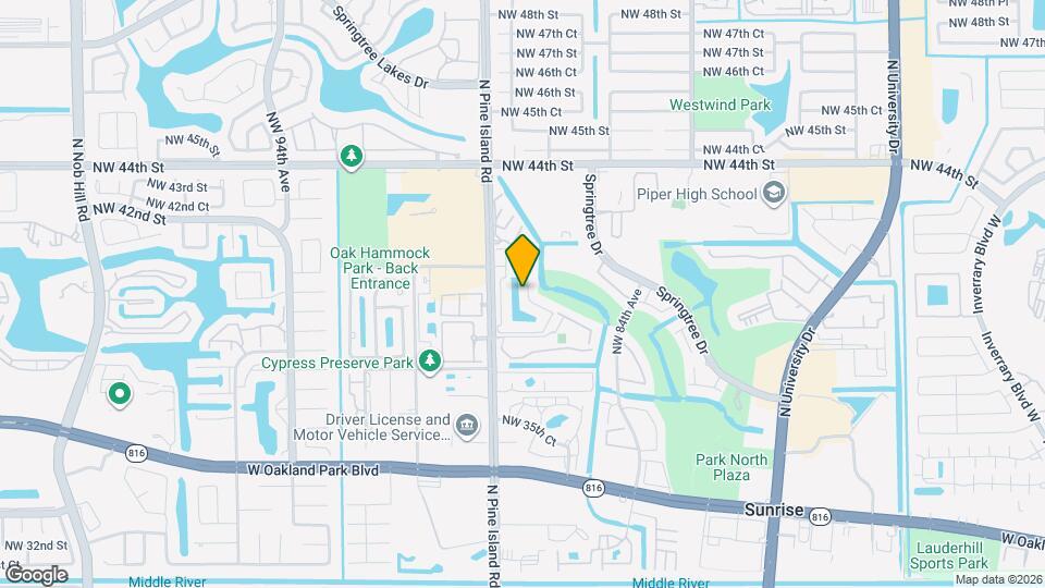 4007 NW 87th Ave Map and Location Details