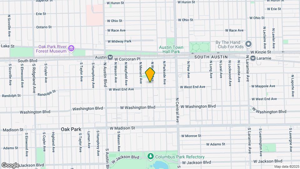 208 N Waller Ave Map and Location Details