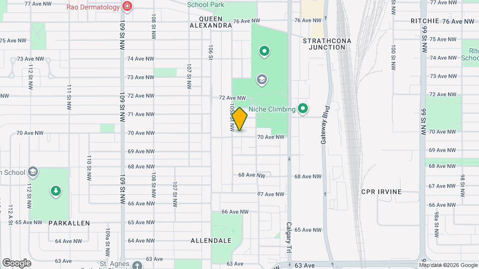 10526 70 Ave NW Map and Location Details