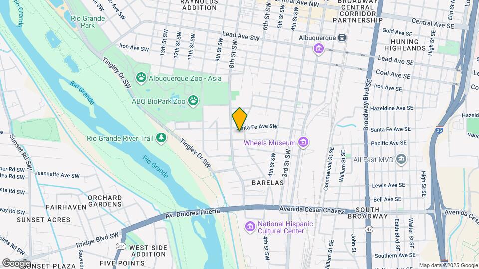 10111/2-10112 Barelas Rd SW Mapa y Detalles de la Ubicación