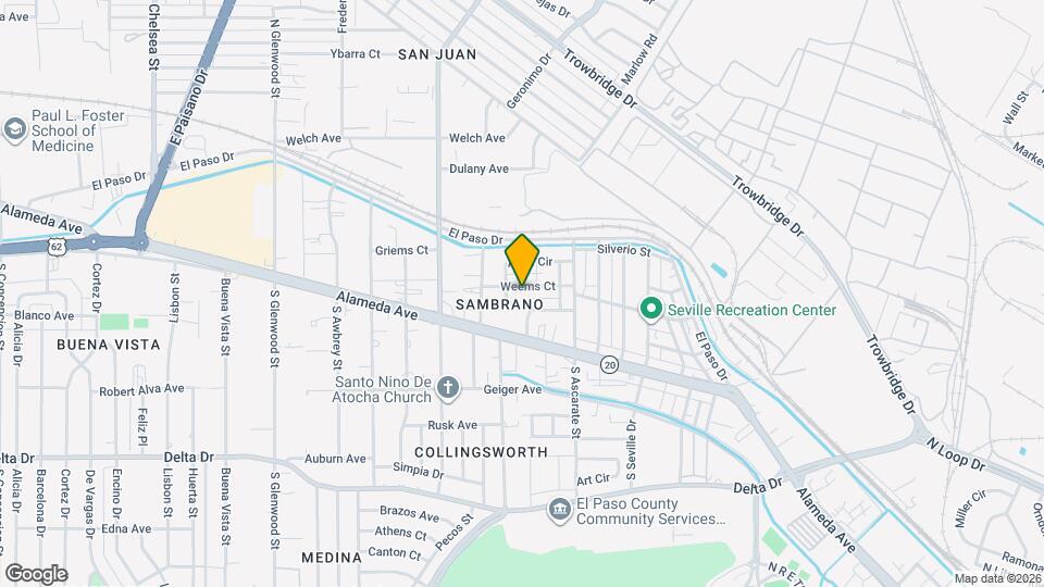 6204 Weems Ct Map and Location Details