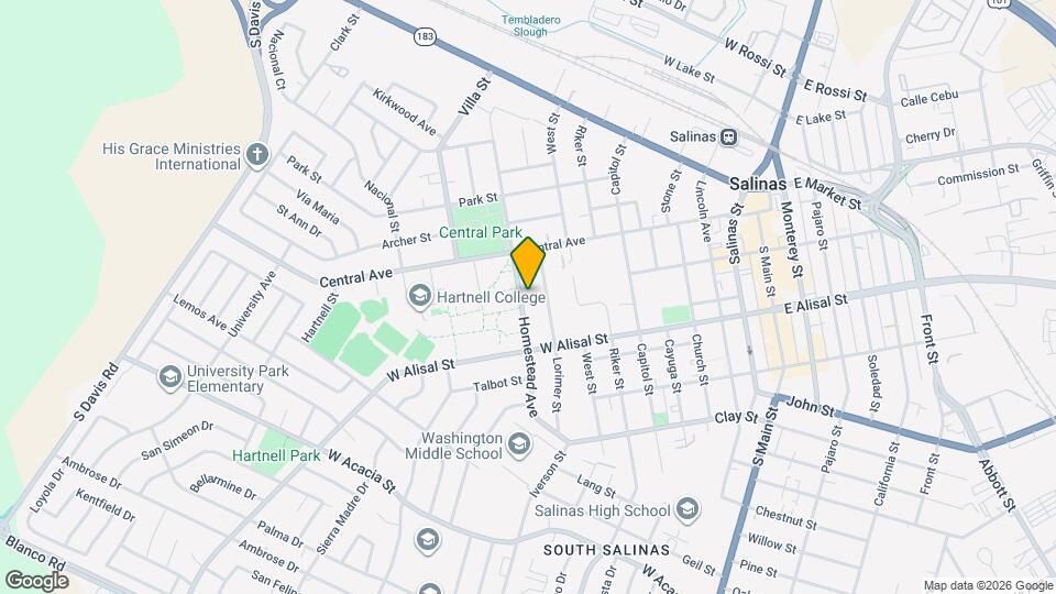 141 Homestead Ave Map and Location Details