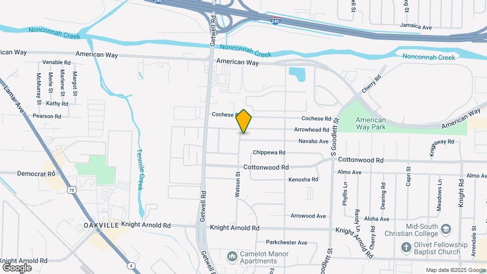 4036 Navaho Ave Map and Location Details
