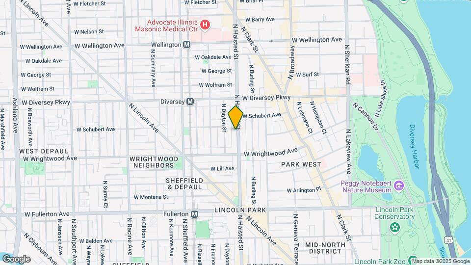2640 N Halsted St Map and Location Details