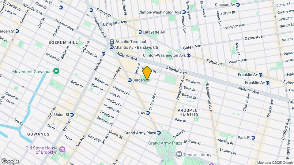 531 Bergen St Map and Location Details