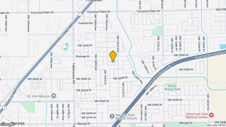 13237 SW 257th Terrace Map and Location Details