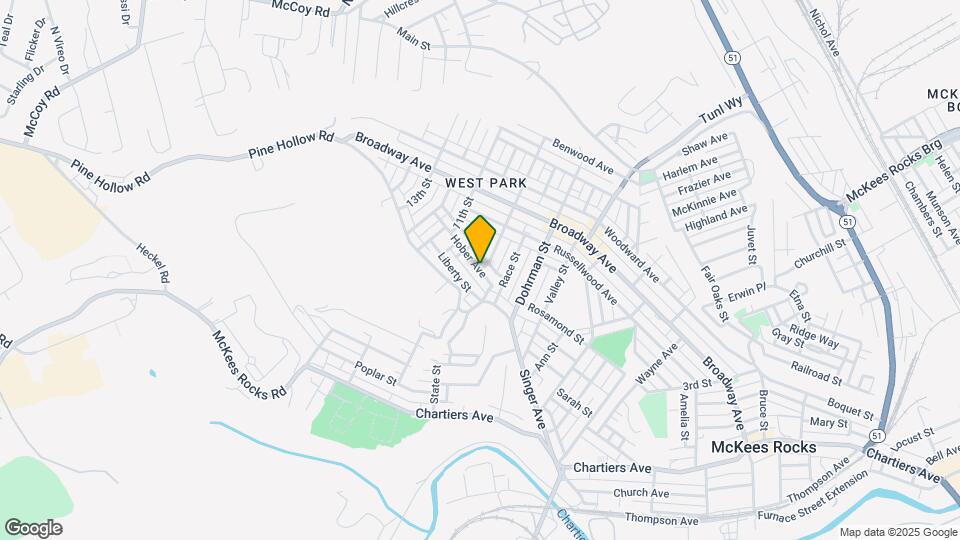 851 Hober Ave Map and Location Details