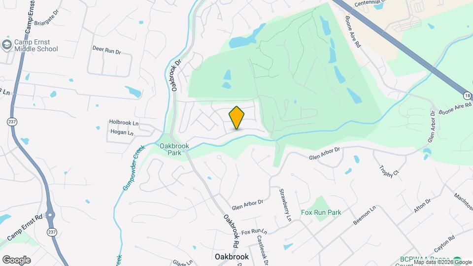 1608 Shady Cove Ln Map and Location Details