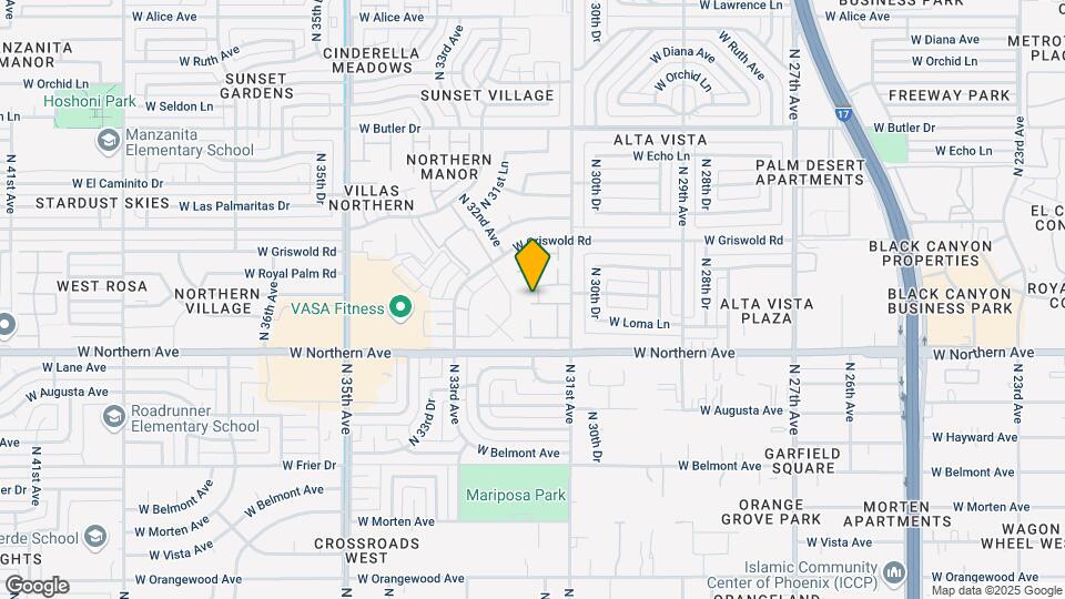 8052 N 31st Ln Map and Location Details