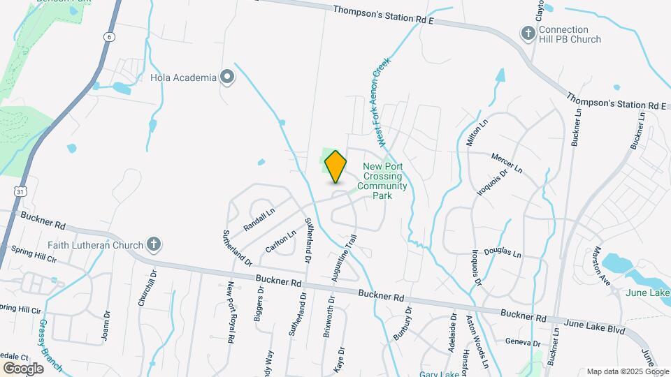407 Newport Meadows Cir Map and Location Details