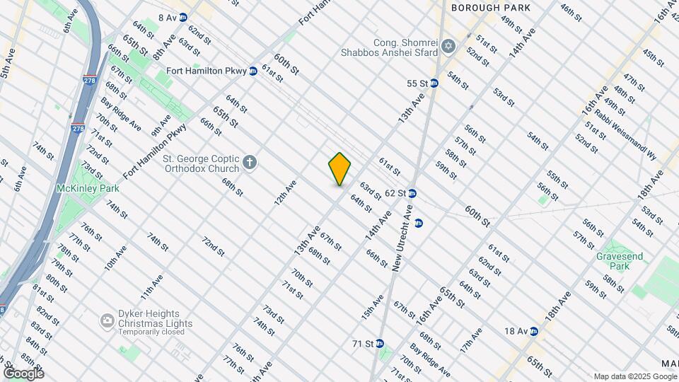 6402 13th Ave Mapa y Detalles de la Ubicación