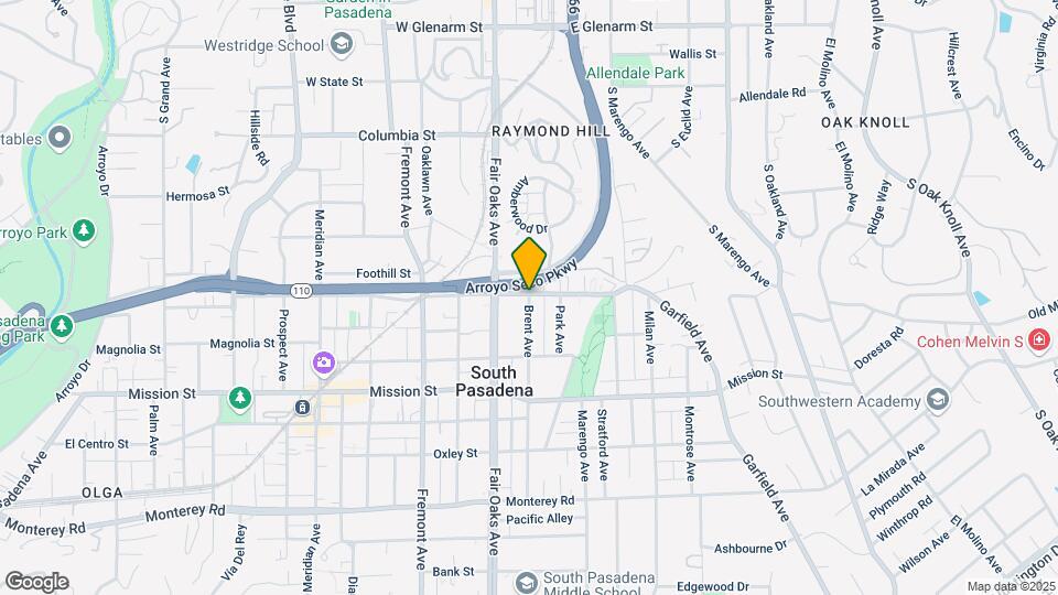 1114 1/2 Brent Ave Mapa y Detalles de la Ubicación