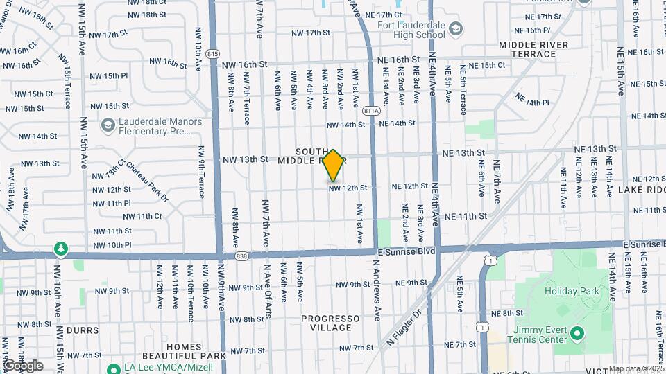 1200 NW 3rd Ave Map and Location Details
