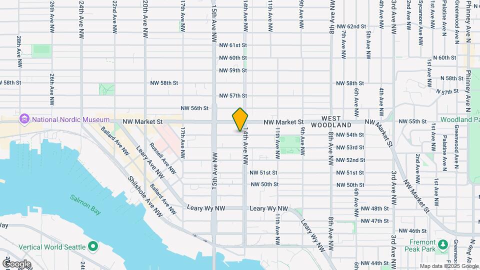 1405 NW 54th St Map and Location Details