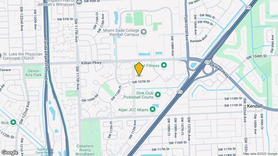 10625 SW 112th Ave-Unit -201 Map and Location Details