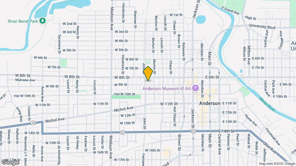 526 W 9th St Map and Location Details