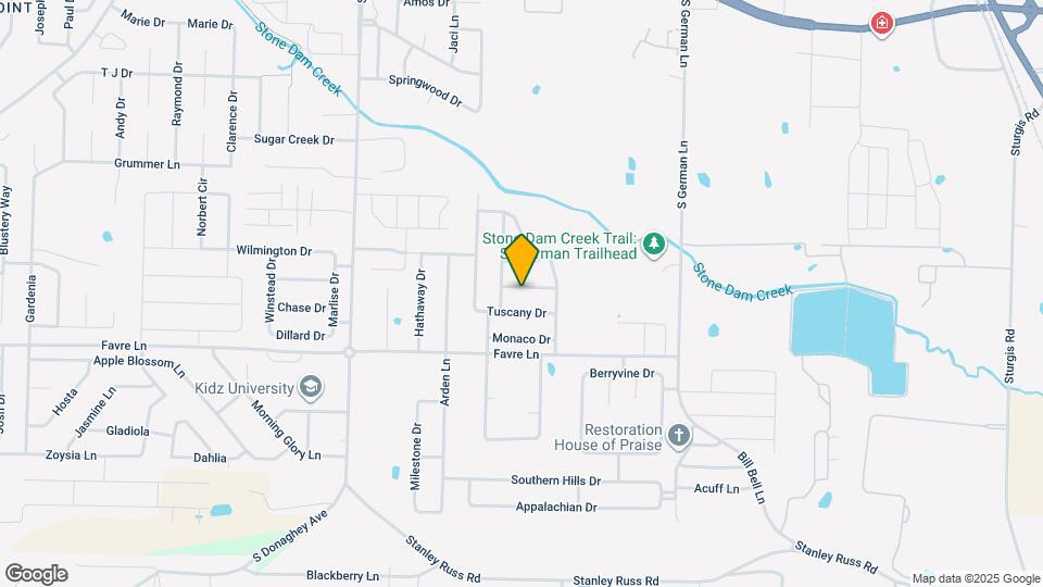 1765 Longfellow Dr Map and Location Details