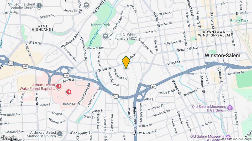 1194 W 4th St Map and Location Details