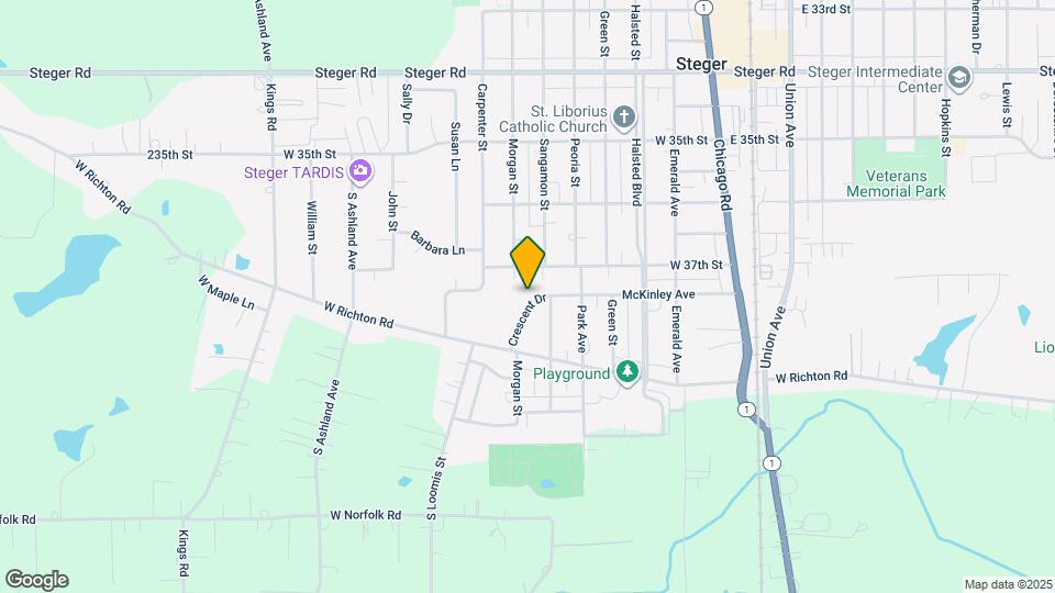 3722 Crescent Dr, Unit 1 Map and Location Details