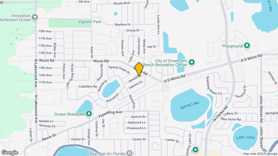 1107 Jamela Dr Map and Location Details