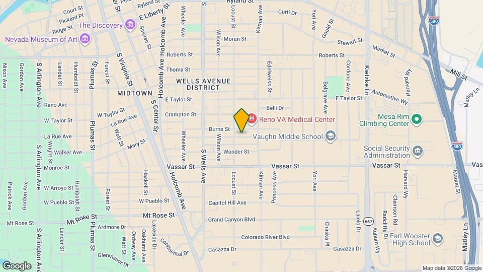 561 Claremont St Map and Location Details