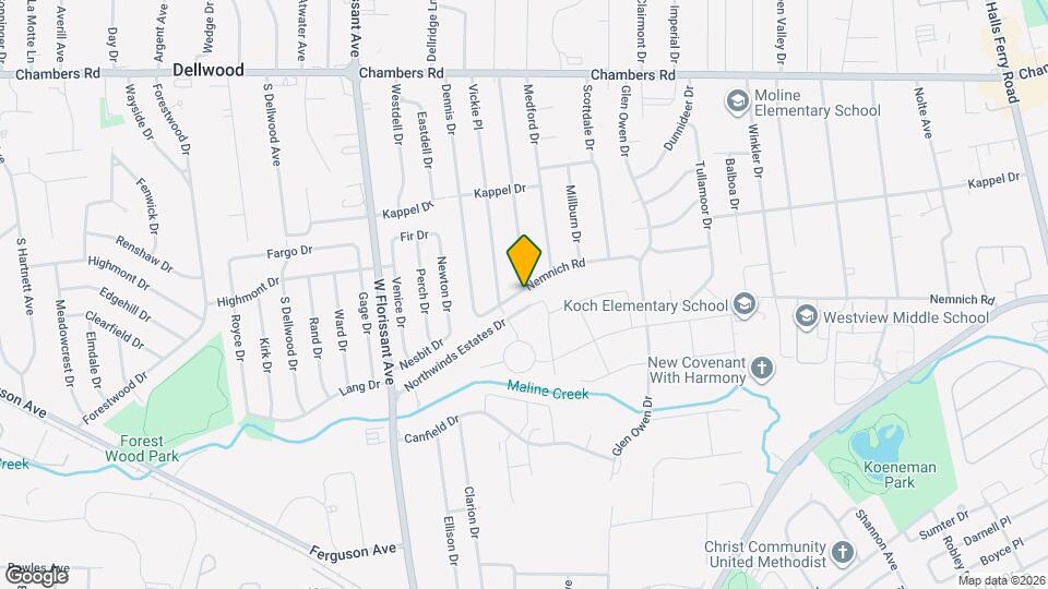 1644 Nemnich Rd Map and Location Details