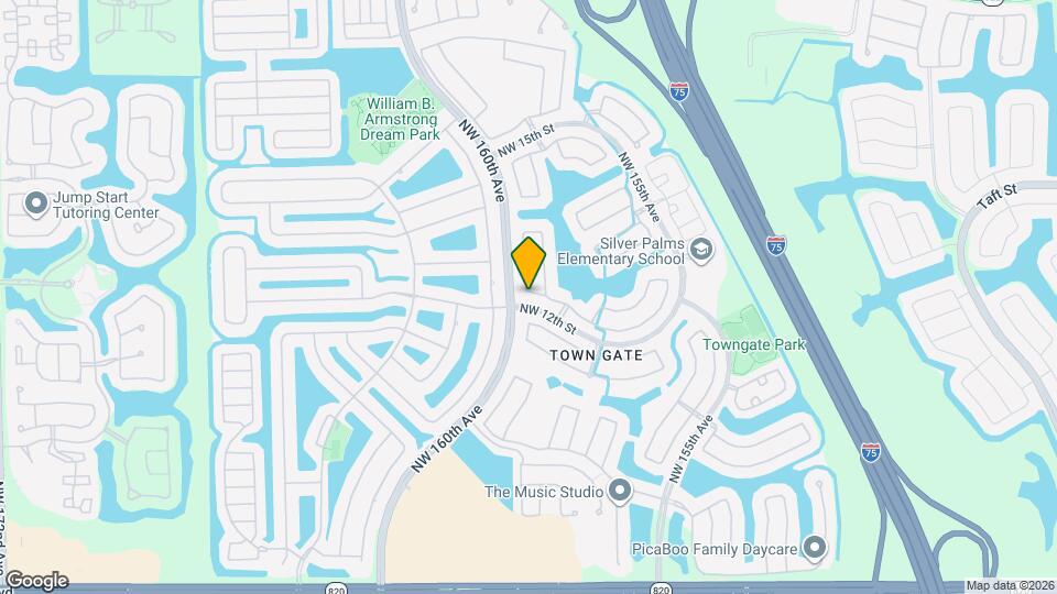 15964 NW 12th Ct Map and Location Details