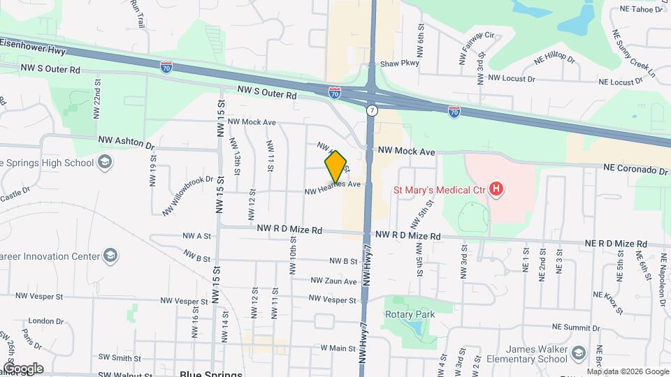 804 NW Hearnes Ave Mapa y Detalles de la Ubicación