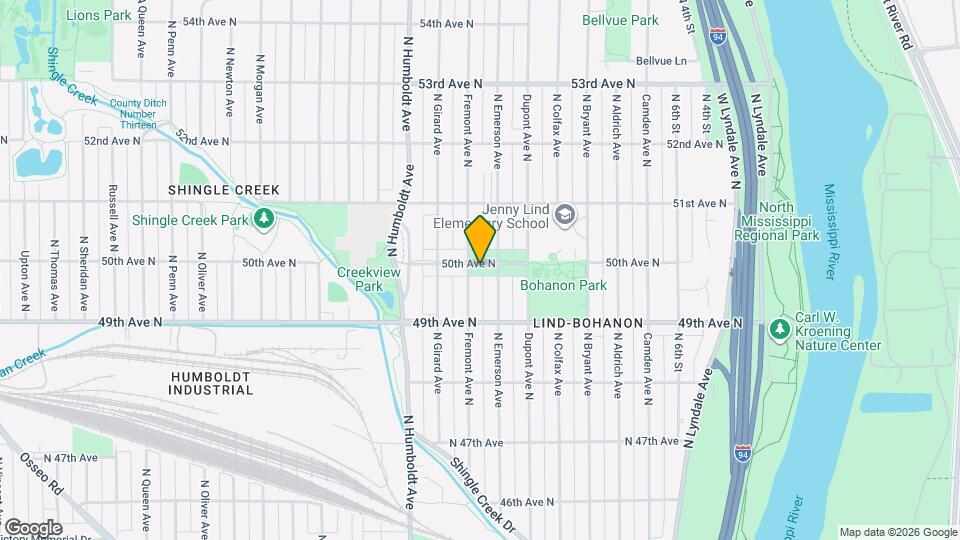 1211 50th Ave N Map and Location Details
