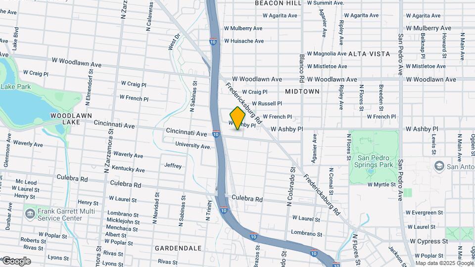 411 Cincinnati Ave Map and Location Details