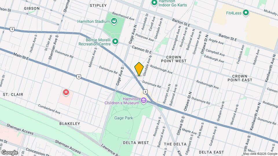 307 Dunsmure Rd Map and Location Details