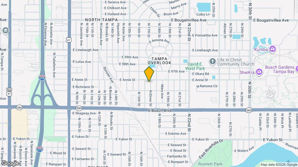 9412 N Elmer St Map and Location Details