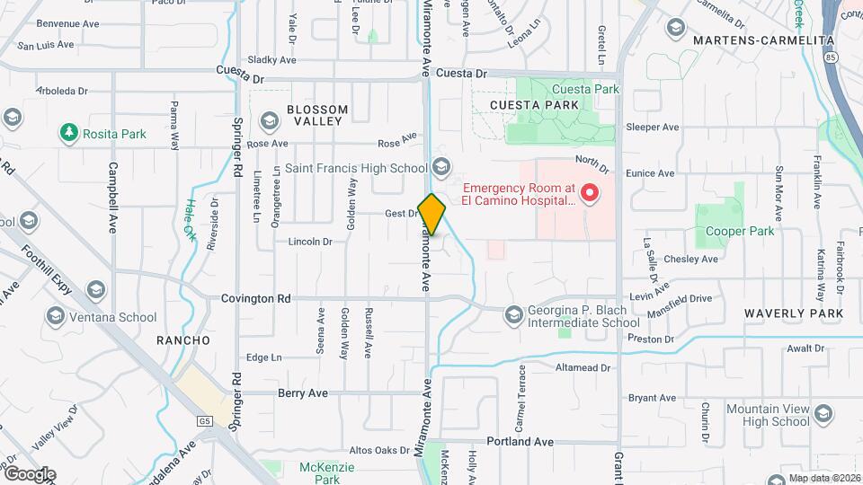 1925 Amalfi Way Mapa y Detalles de la Ubicación